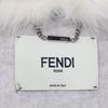 FENDI [Good condition/domestic regular] FFP13314XF0502 100% cashmere with fox fur collar coat 36 IvoryUsed