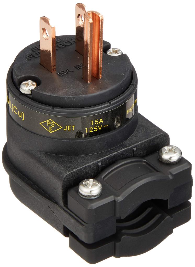 FURUTECH ADL FI12ML-CU L-Shaped Power Plug, Adjustable Angle, Unplated