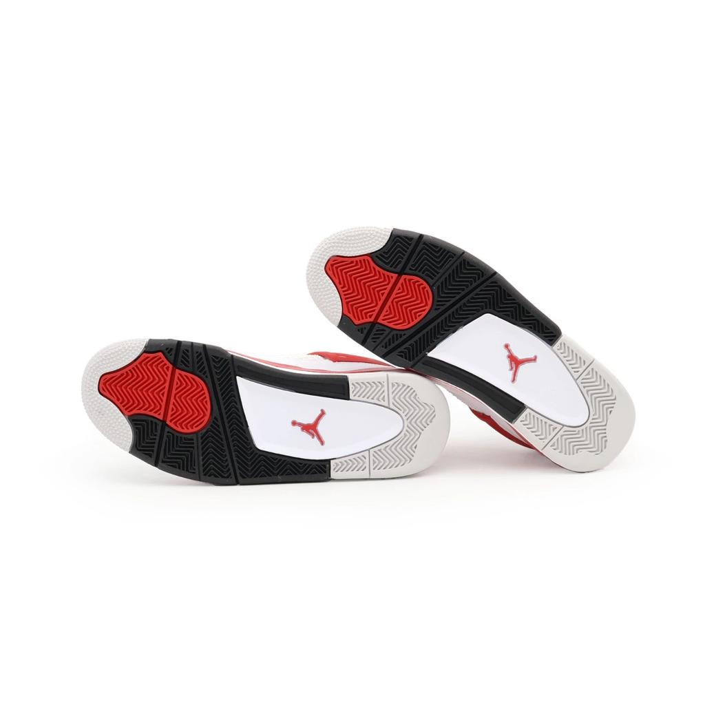DH6927-161 Nike Air Jordan 4 Retro Red Cement Fire Black Neutral Grey (Men's)