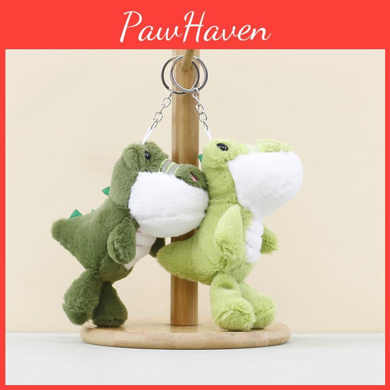 Crocodile Cartoon Plush Keychain Charm Keyring Children Bag Decoration Doll Gift