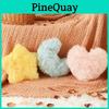 Plush Heart Moon And Star Pillow Set For Kids Room Decor And Gift Ideas