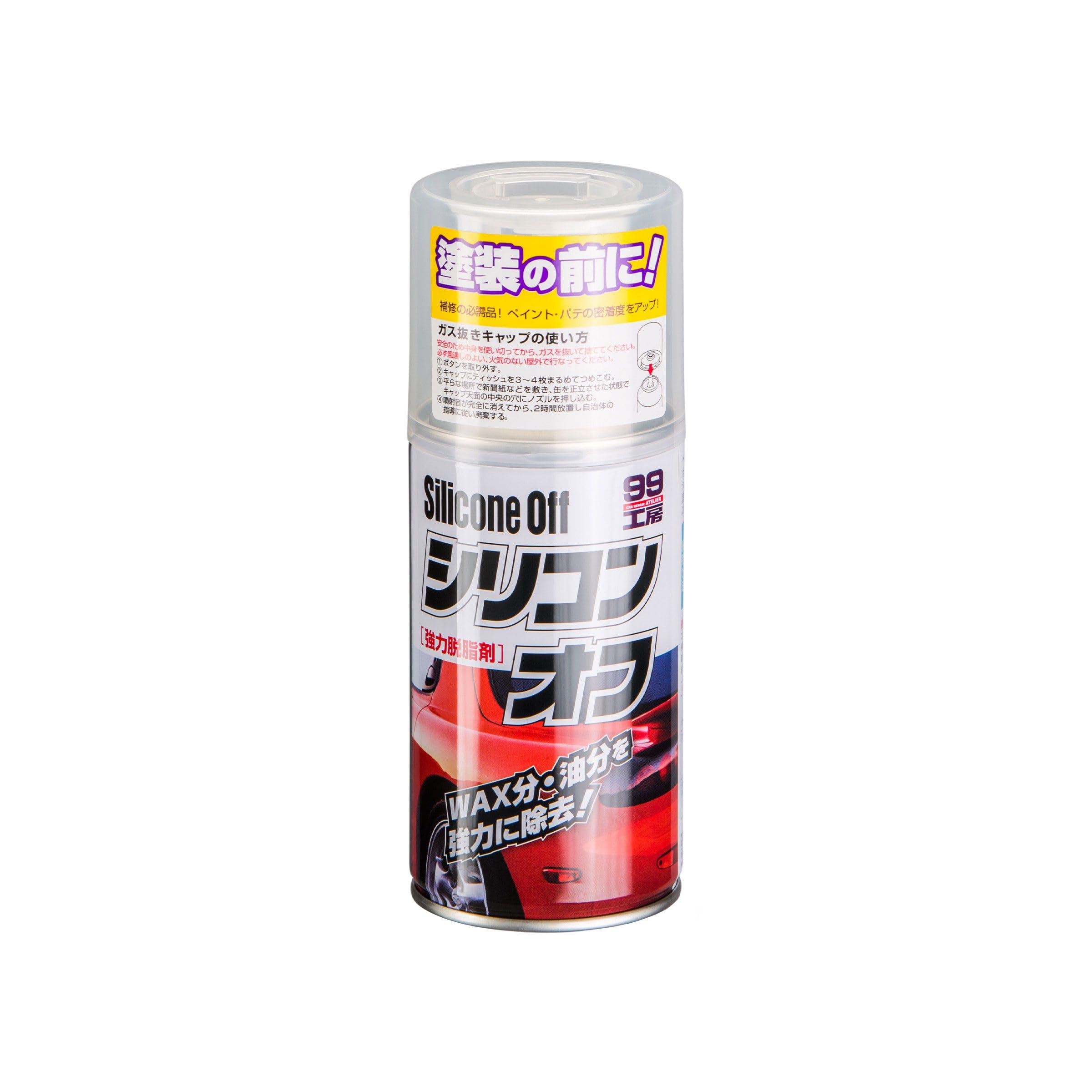 SOFT99 99 Workshop Repair Supplies Silicone Off 300 For degreasing during automotive repair - (09170)