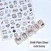 Puppy & Kitten Graffiti Nail Stickers: Cute, Cool, Small Patterns & Heart Decals