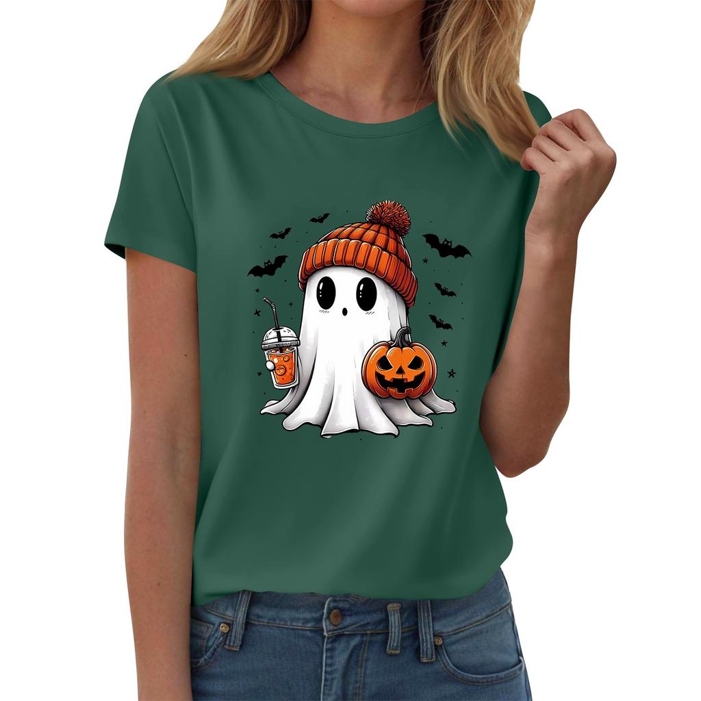 Women's T-shirts, Women's Short-sleeved Tops, Summer Fashion Round Neck Casual Stylish Shirts, Tunic Tops