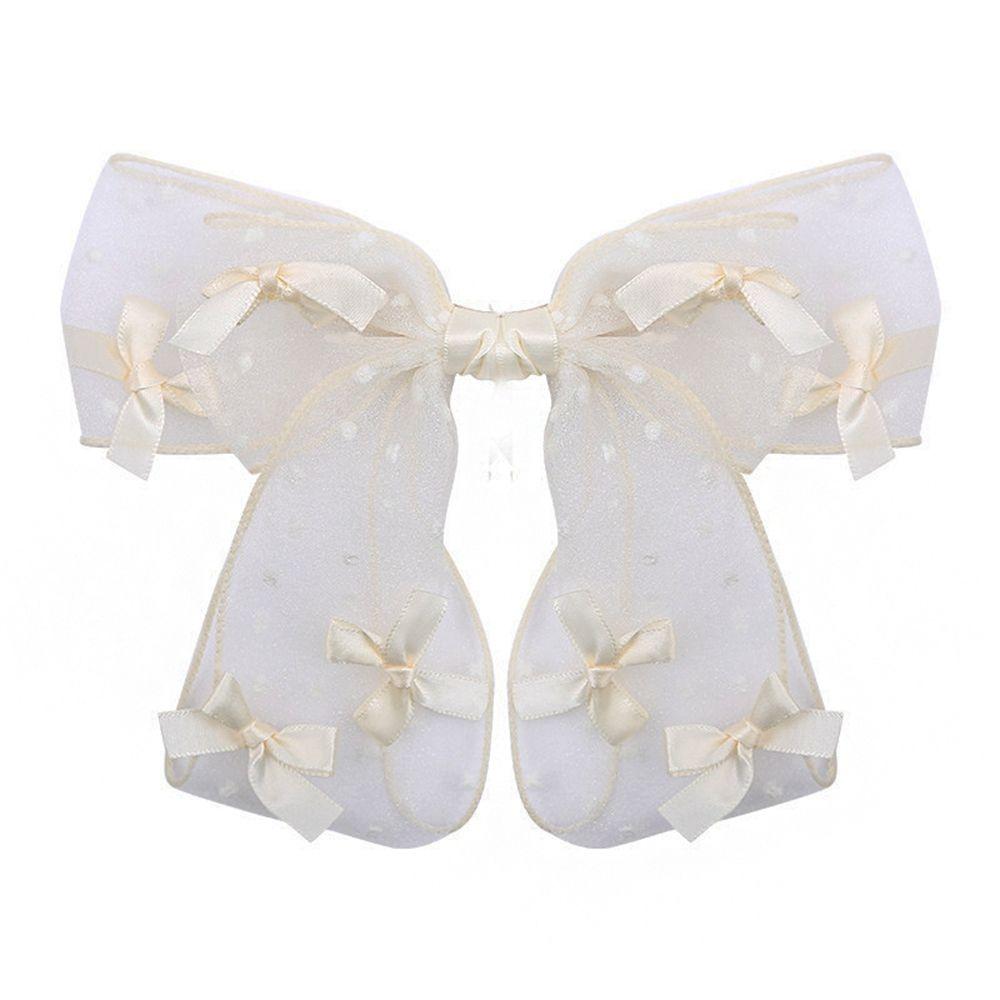 Clip Polka Dot Bow Knot Mesh Korean Style Hair Clip Girls Hair Clip Bow Hairpin Big Bow Hair Claw