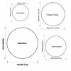 Cosmic Astronomy Lover Galaxy Round Soft Non-Slip Durable Floor Mat Living Room Classroom Home Planetarium Rug