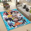 Anime Naruto-teppe Barnetepper Stue Te-bordmatter Soveromsteppe Vaskbare gulvmatter Husholdningsarealmatte Dinosaurteppe