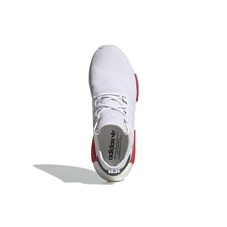 Adidas NMD_R1 White Vivid Red Men Sneakers Cloud-White GX9527