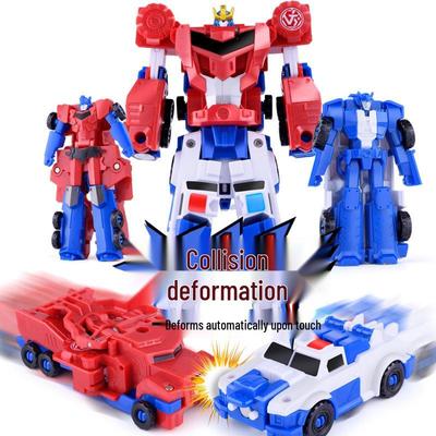 Transformujący Magnetyczny Robot Zabawka - Dwa w Jednym Mecha Boy