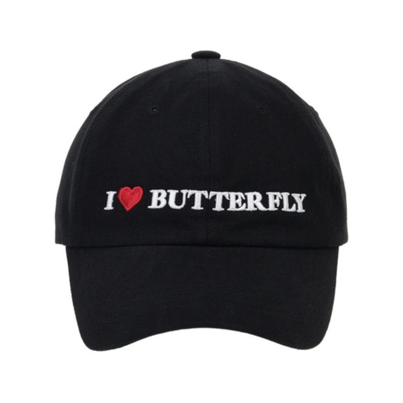 

NICK&NICOLE I LOVE BUTTERFLY BALL CAP_BLACK FREE