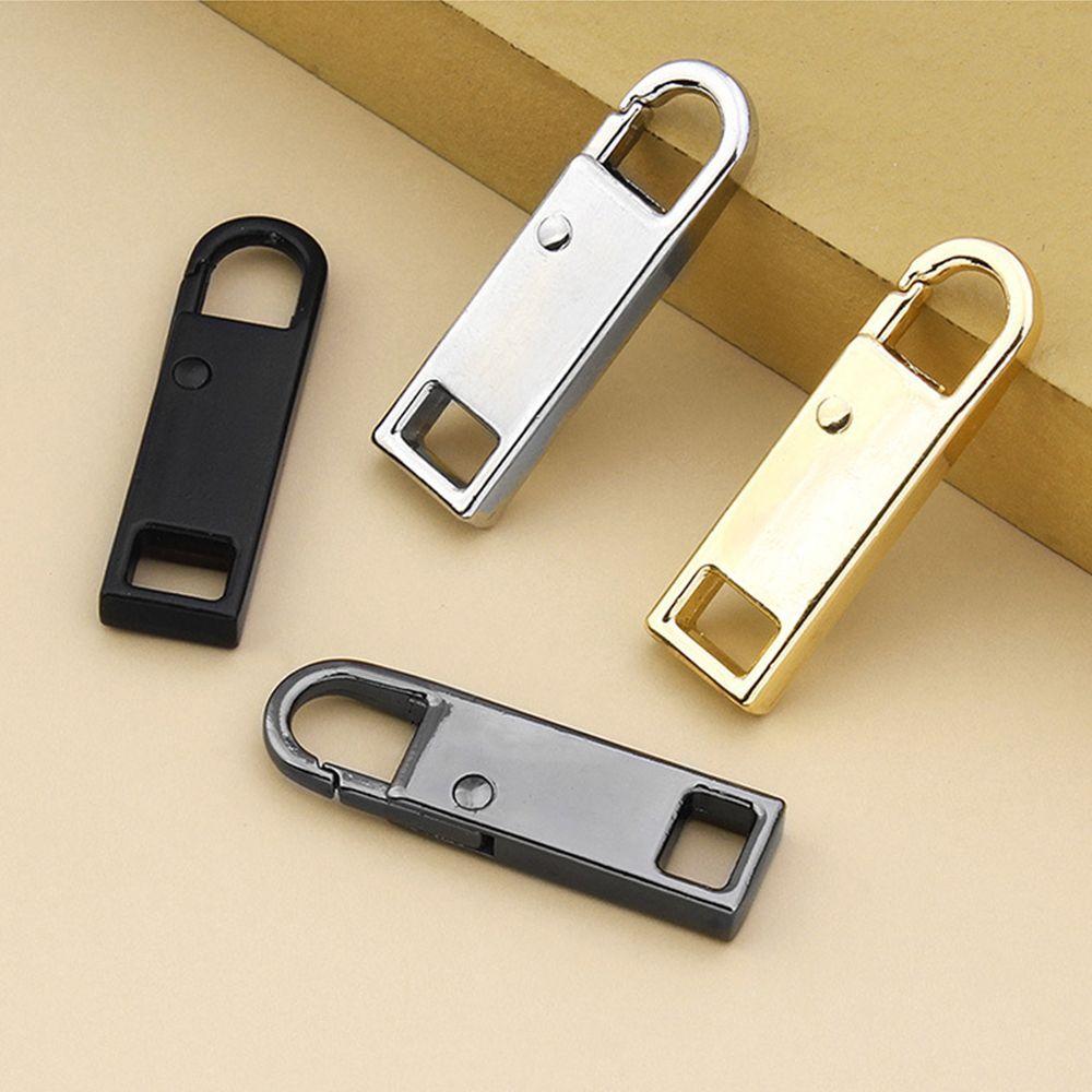 5pcs Bag Suitcase Zipper Repair Kit Sewing Kit Metal Zip Zipper Slider Metal Zipper Head Zipper Pull