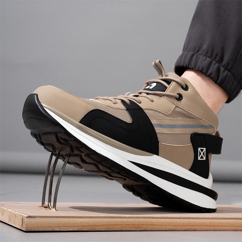 Plus Size 38-50 Fashion  Men Work Safety Boots Sneakers Indestructible Labor Protection Shoes Steel Toe Male Footwear