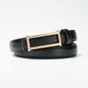 Belt, Jurgent Leather, Summer Simple and Versatile Korean Black Small Belt, Thin Fashionable Decoration with Dress Belt