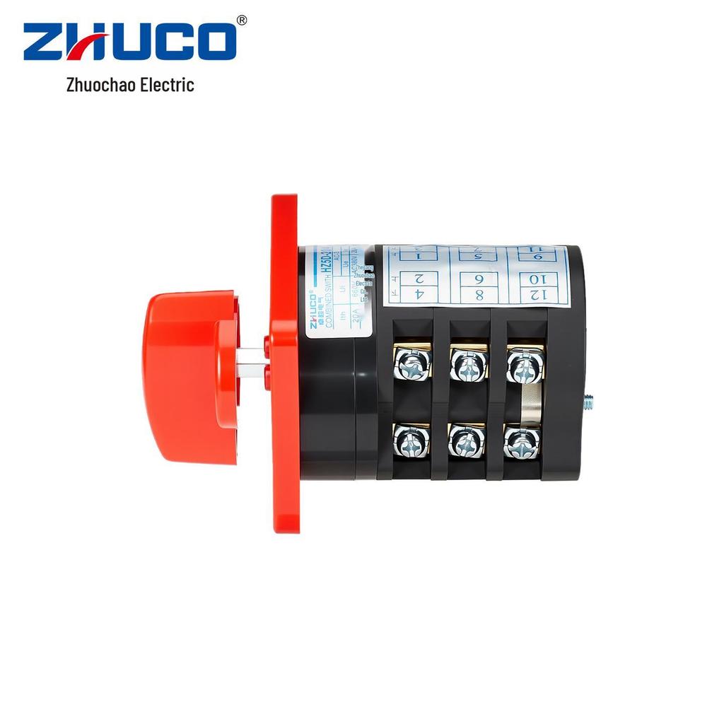 Zhuochao HZ5D-20/4 M06 Dual Voltage 3-Position Changeover Switch