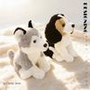 Plush Siberian Husky Dog Toy With Soft Pp Cotton Fill For Kids Playroom Decor