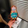 Personalized New Creative Cartoon Simple Fashion Texture Cute Casual Trend Mobile Phone Shoulder Messenger Bag