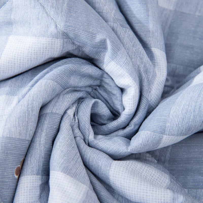 Faunen Eco Skin-Friendly Summer Quilt - Blue Plaid