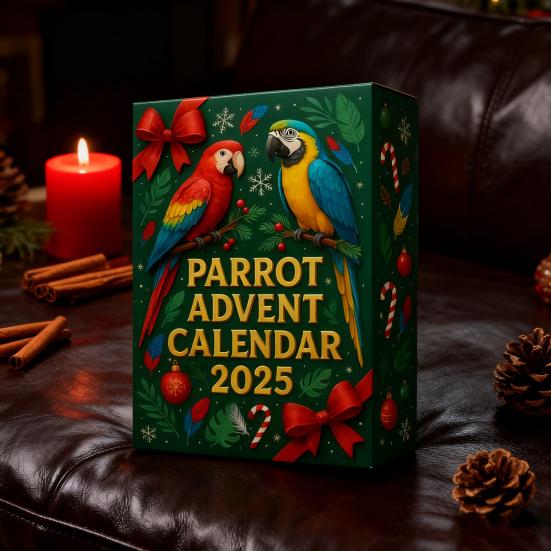Bird Advent Calendar Collection 2025 24-Day Countdown Box Multifunctional Decoration for Christmas Fun Family Friends