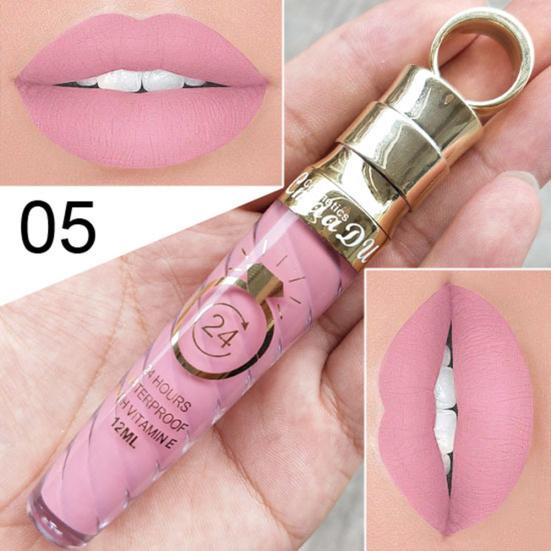 Lip Tint Gloss Tekutá rtěnka Voděodolný hydratační make-up