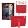 Soft Silicone Case Universal For iPad 11" 2025 A16 11th 10.9 2022 10th Geneneration Adjustable Stand Cover With Shoulder Strap