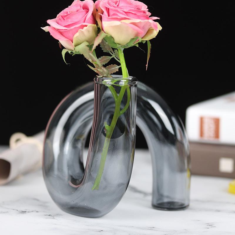 1PC Vase Home Decor Candle Holder European Glass Candle Holder Wedding Decoration Multiple Options Available