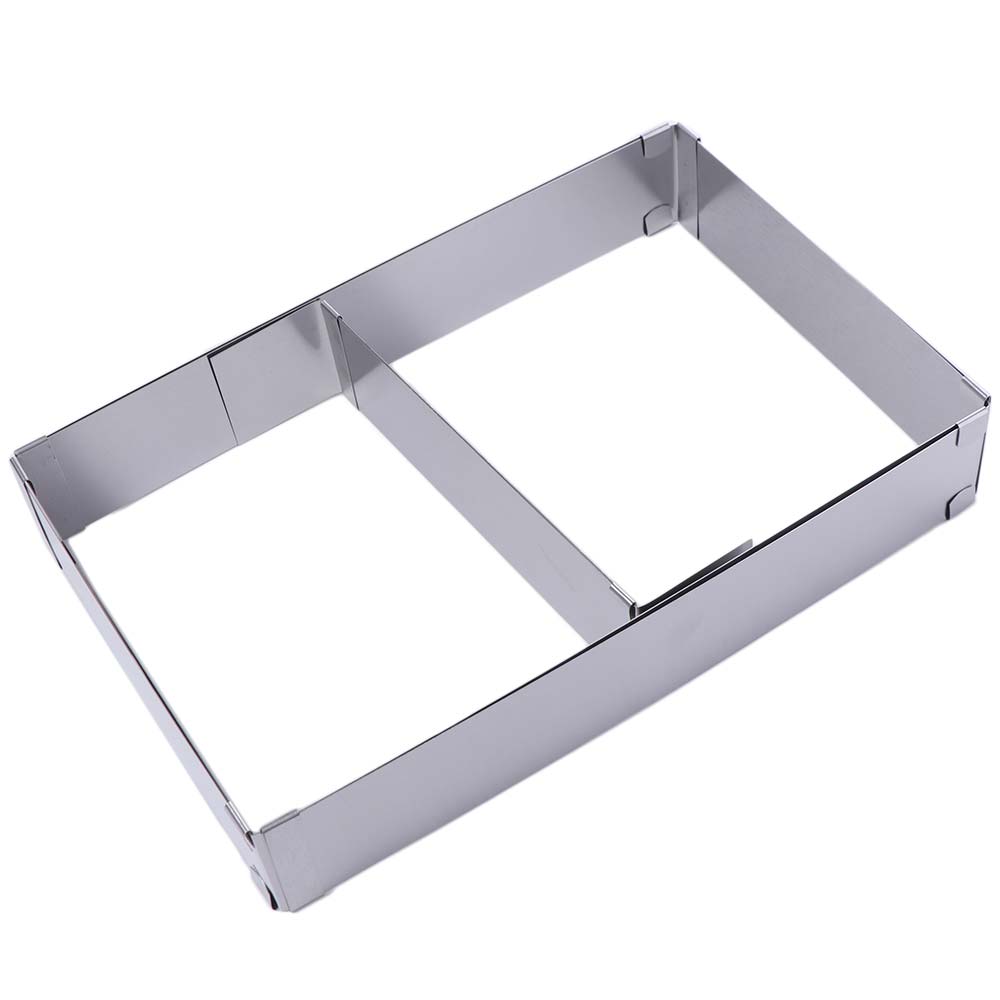 Rectangle/Square Cake Mold Stainless Steel Baking Mold Adjustable Mousse Cake Ring  Pastry