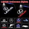 2 Stück LED-Einstiegsleuchte für RX 300 330 350 400 450 2007-2017 Auto Tür Willkommenslogo Licht Laser Projektor Zubehör