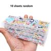10Sheets Animal 3D Puffy Stickers for Toddlers Kids, Bulk Preschool Sticker Sheets for Reward, Craft, Scrapbooking