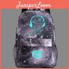 Music Prince Night Light Usb Rechargeable School Backpack With Padded Laptop Compartment For Students And Casual Use