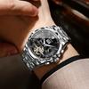BINBOND Mechanical Wristwatches For Men Tourbillon Luminous Waterproof Automatic Men's Watch Original Skeleton Luxury Reloj