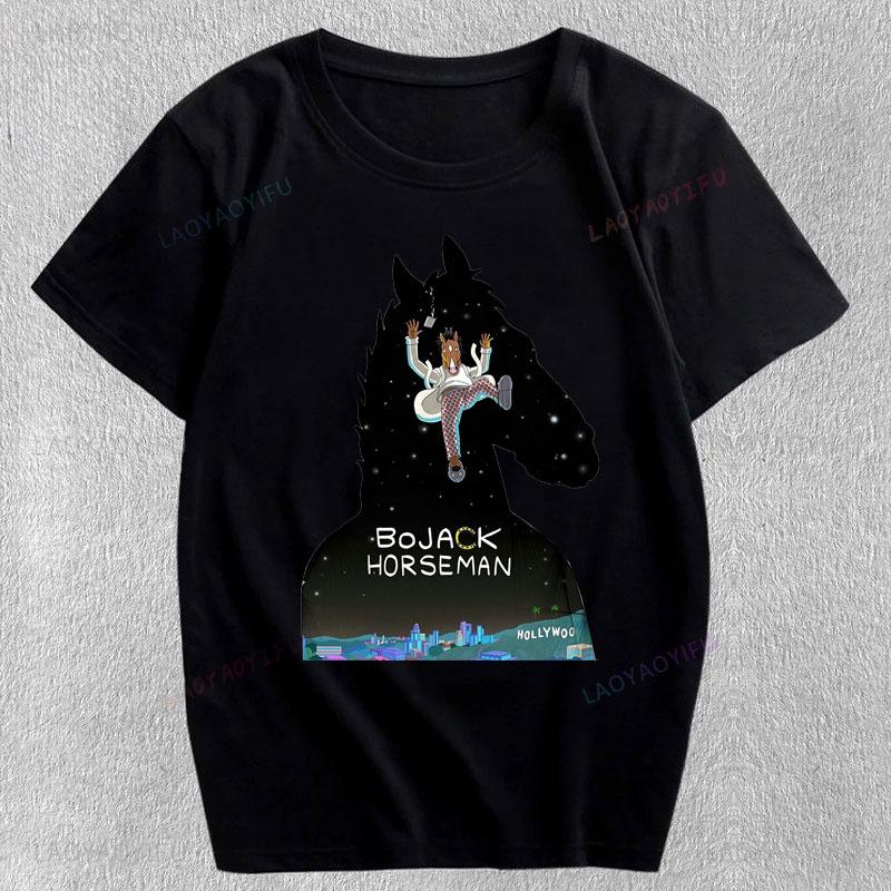 

BoJack HorseUnisex Graphic Cheap Polyester T Shirts Student Kids Oversided Streetwear Harajuku Shoujo Girl Style Unisex Clothing 3XL