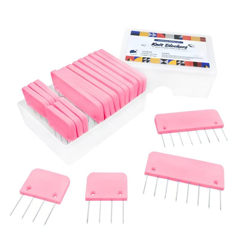 Scarf and Sweater Shaping Pins & Rake Knitting Tools Set