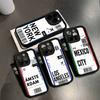 Funny World City Tourist Ticket Soft Silicone Case For Iphone 17 Air 16 15 14 13 12 11 Pro Max Plus Shockproof TPU Phone Cover