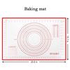 Silicone Baking Mat, Non-Stick Pastry Mat Extra Large With Measurements For Baking - Pizza Dough Rolling Mat