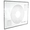 Silicone Pastry Mat NonStick Rolling Dough Pad NonSlip Baking Mat for Kitchen Cake Shop 80x60cm(Black )