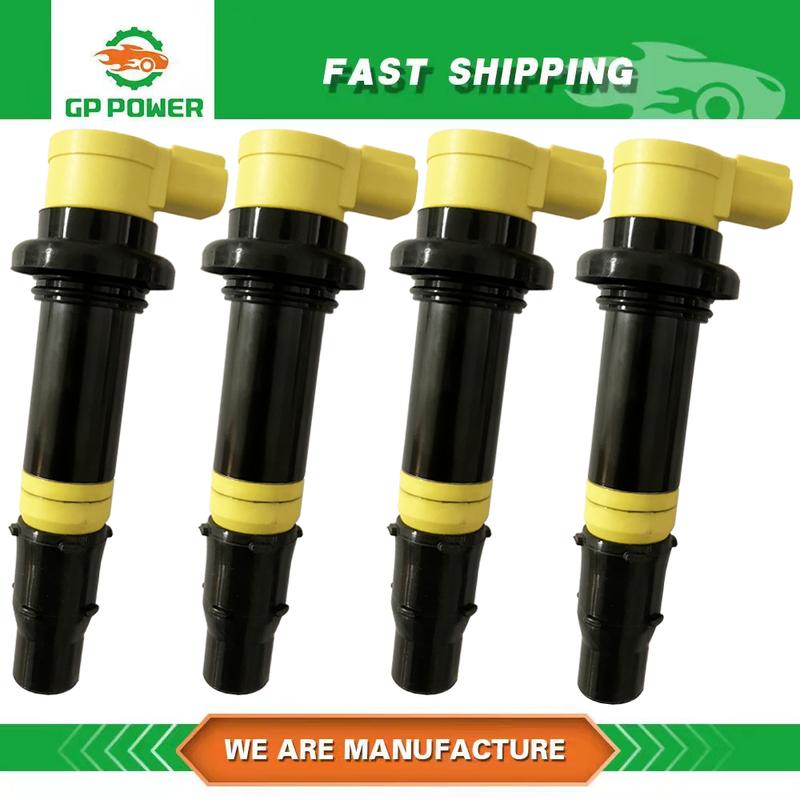 GP POWER F6T558 4Pcs Performance Ignition Coil Replacement for Yamaha FZ1 FZS1 Vmax 1700 YZF-R1 YZF-R6 YZF-R6S 5VY-82310-00-00
