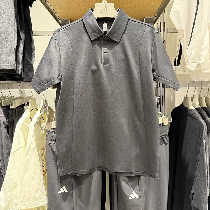 Adidas Adidas Short-Sleeved Men s Wuji Series Summer New Sports Casual Lapel Polo Shirt Ji8700 M