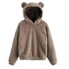 Autumn Women's Hooded Warm Fleece Hooded Sweatshirt