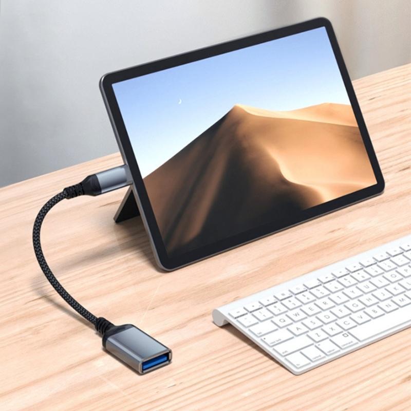 USB Type C Male To USB 3.0 Female Adapter 5Gbps Data Transfer OTG Converter Cable For Smartphones Computers U Disk