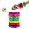 EVA Mosquito Repellent Bracelet Mosquito Spring Bracelet Essential Oil Mosquito Repellent Coil Bracelet Fit for Kids & Adults Outdoor