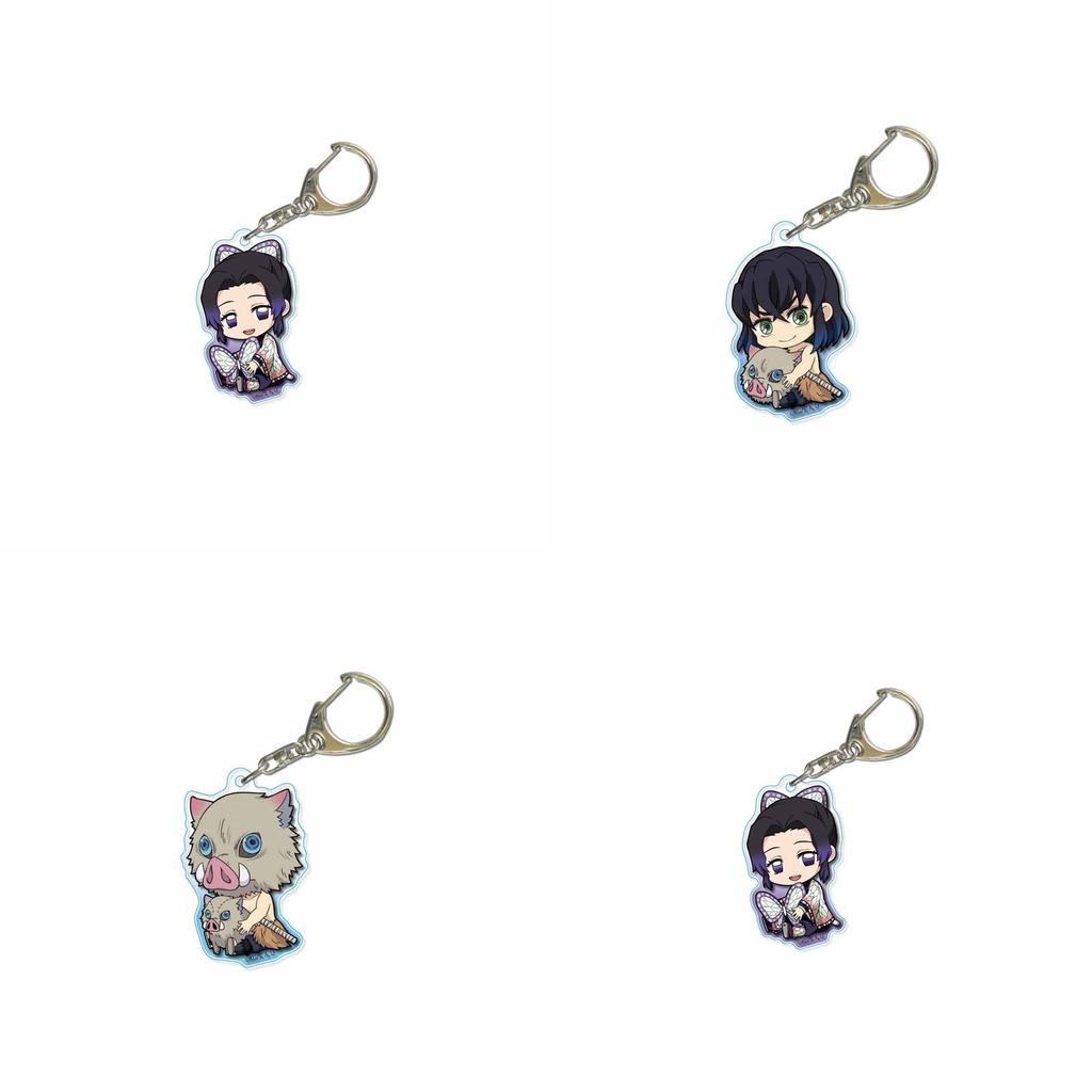 Demon Slayer Anime Cartoon Character Acrylic Keychain Bag Pendant Accessories Stylish And Durable
