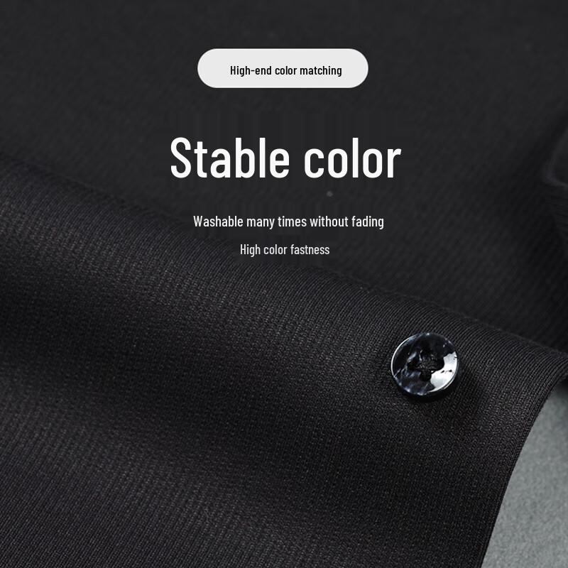 ROMON Men's Fleece-Lined Wool & Silk Blend Long Sleeve Warm Shirt