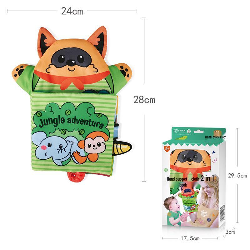 Bite-Resistant Interactive 3D Finger Cloth Book for Early Childhood Learning