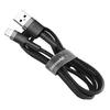 Kabel Lightning Usb Baseus Cafule 2A 3M (Szaro-Czarny)