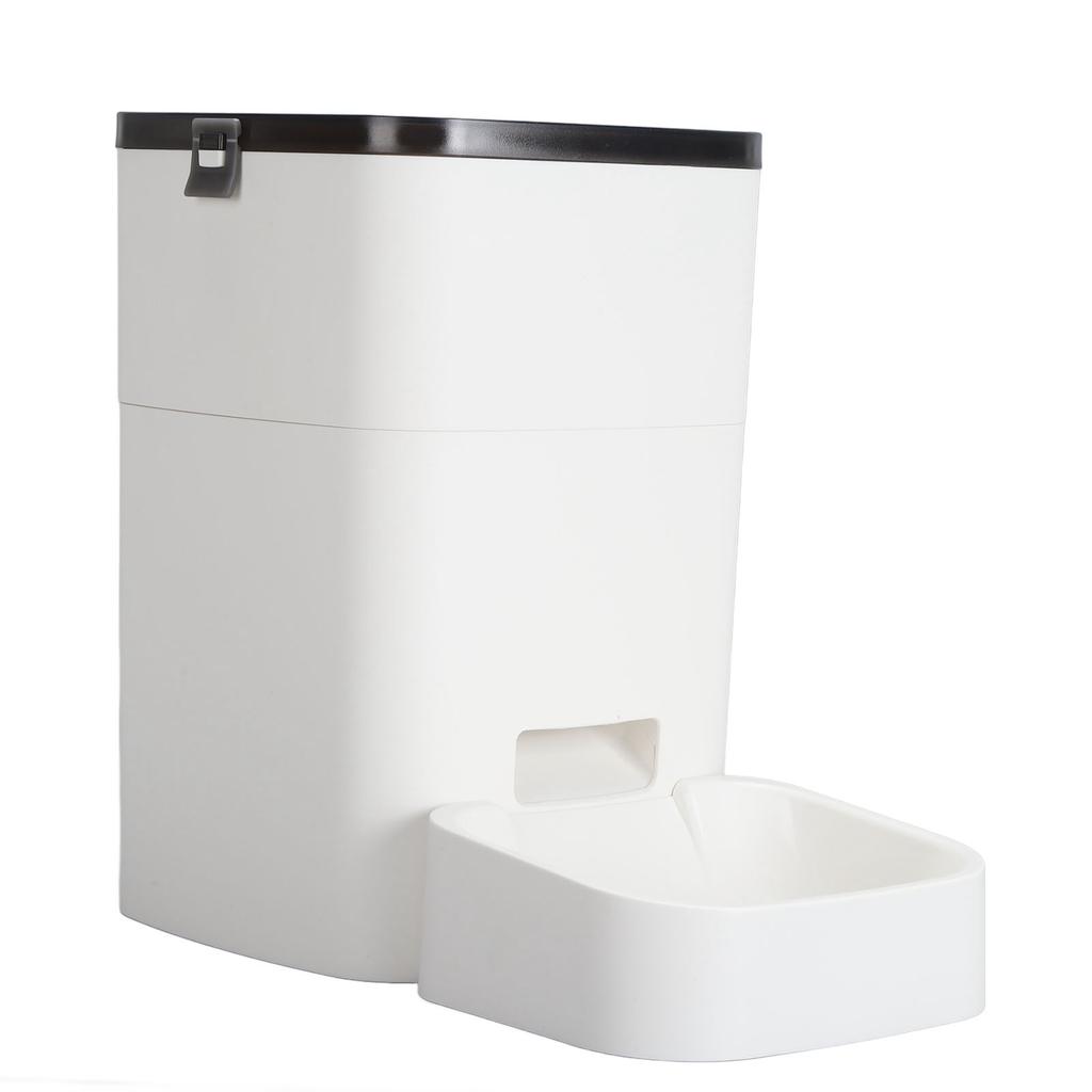 Automatischer Futterautomat für Haustiere Reibungslosere Futterausgabe Große Kapazität Automatischer Futterautomat für Katze und Hund für Zuhause