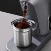 304 Stainless Steel Espresso Dosing Cup Wear Resistant Non-Stick Coffee Dosing Cup Leak-proof Food-Grade Coffee Bean Cup