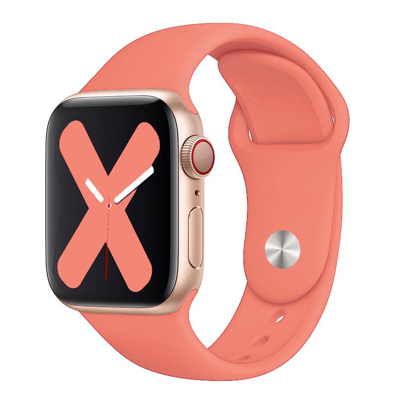 Strap For Apple Watch bands 44mm 45mm 40mm 41mm 42mm 46mm Sport Silicone correa smartwatch Bracelet iWatch Series 10 9 8 11 SE 3
