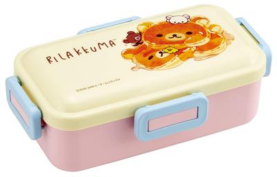 Lunch Fluffy Packing Dishwasher Microwave Made In Rilakkuma Anime Box, Design, 1-Tier, 530ml, Safe, Safe, Japan, Design, PFLB6-A
