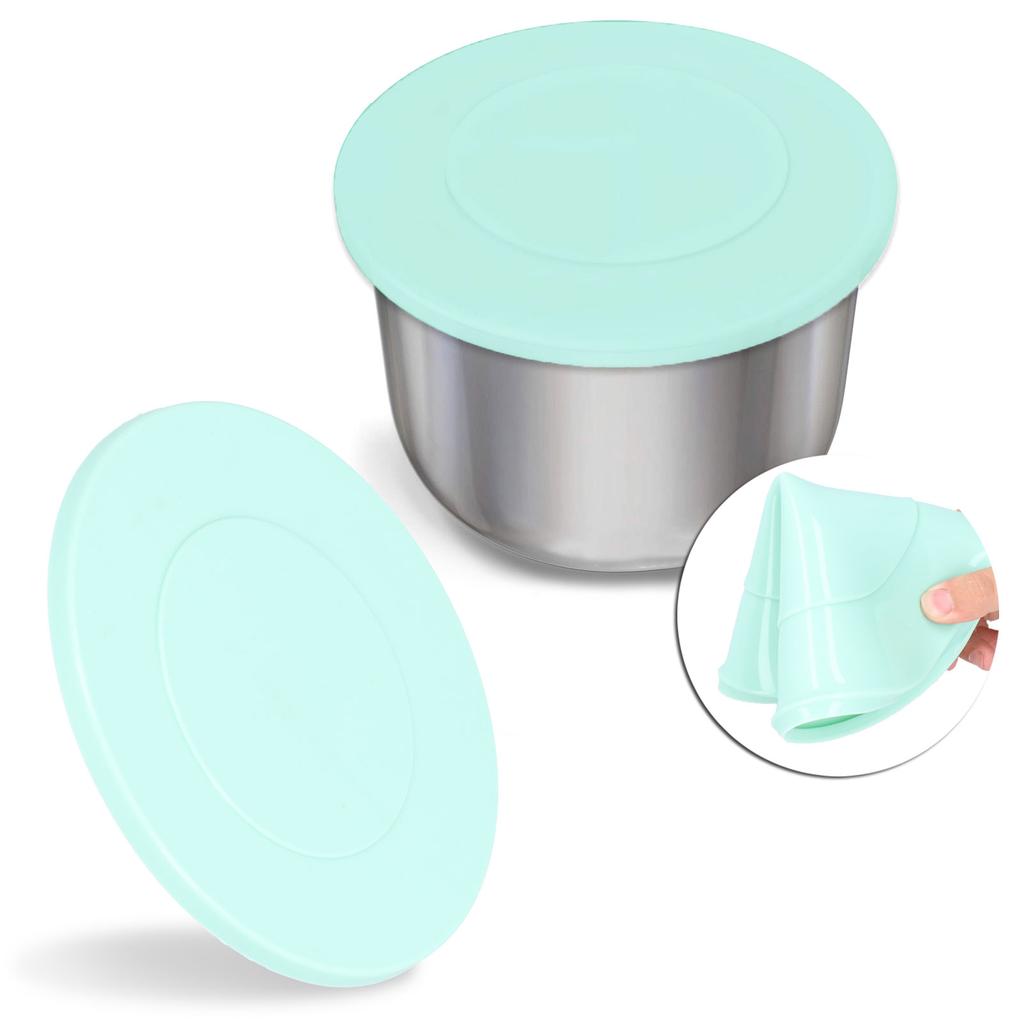 Silicone Pot Lid Reusable Pressure Cooker Sealing Cover Kitchen Accessories Green