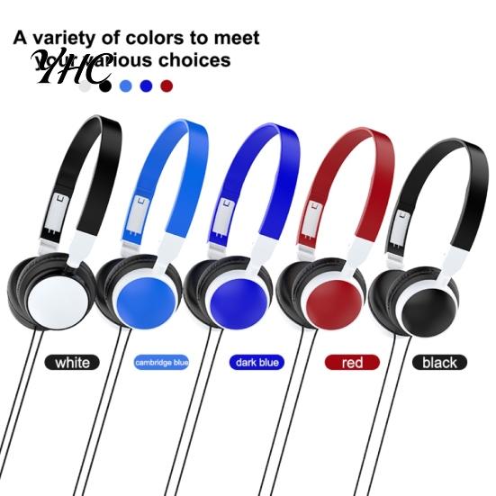 Wired Foldable 3.5mm HiFi Audio Bass Headset Gaming Headphone for Phone/Tablet
